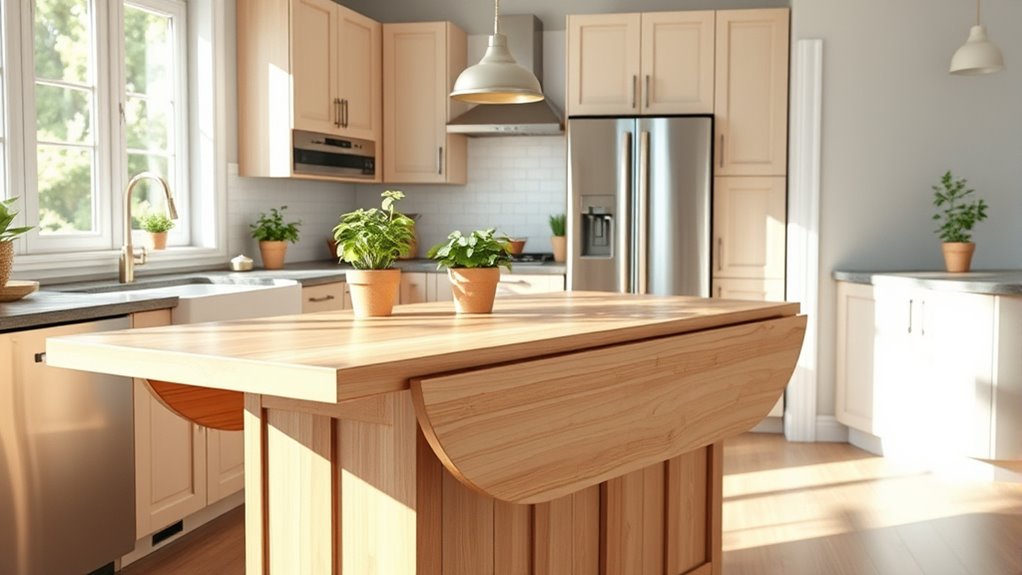 reinforced mobile foldable island