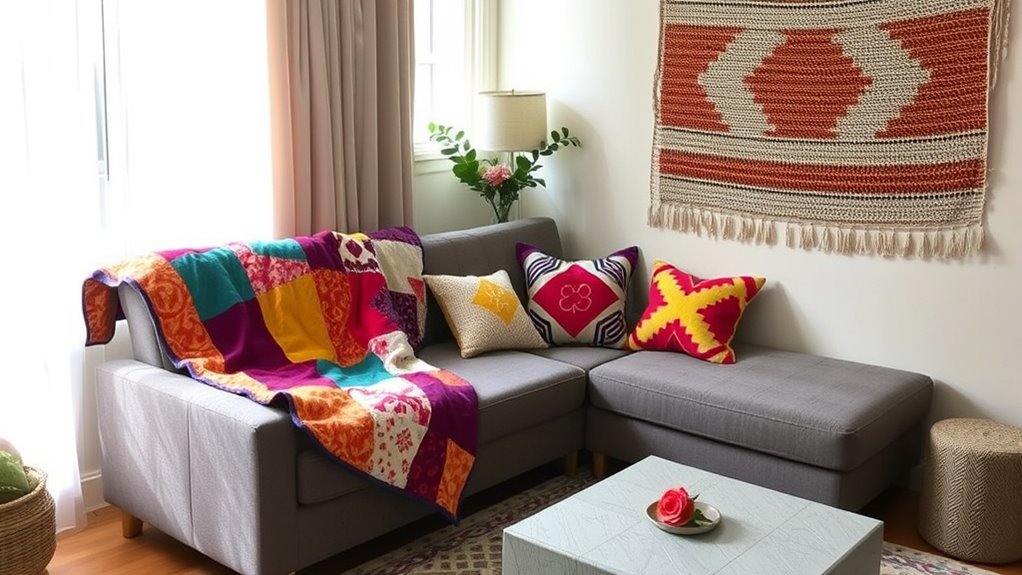 removable textile accent ideas