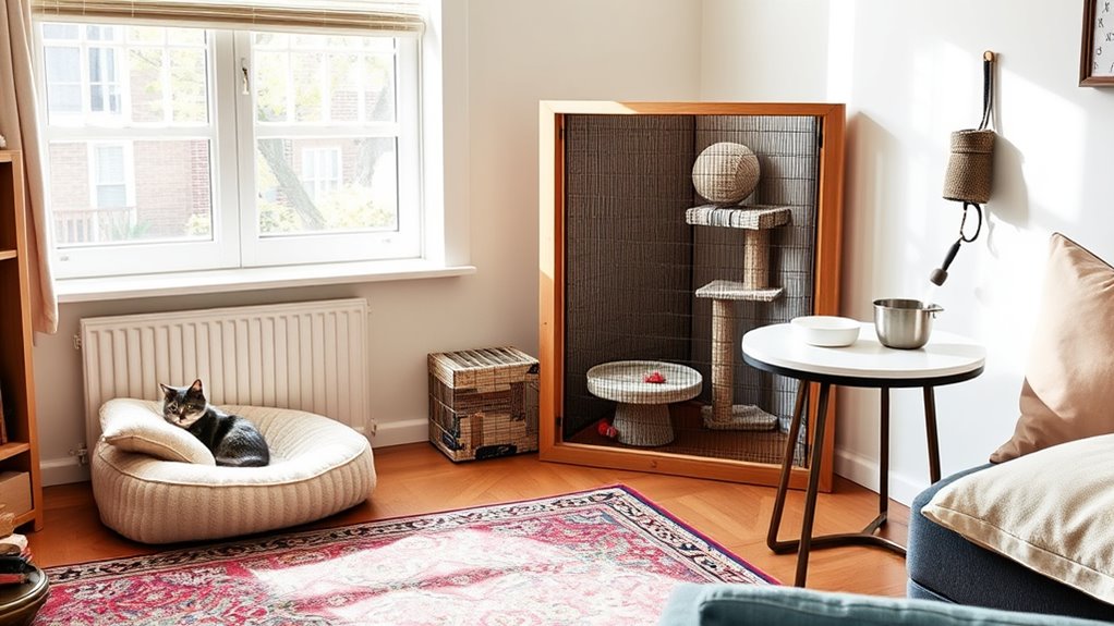 safe pet rest environment