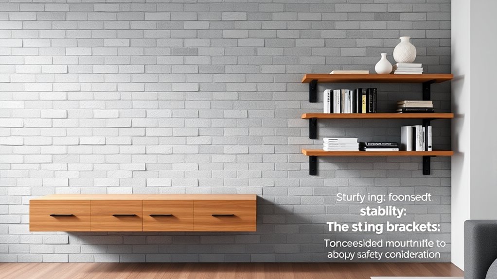 securely anchored evenly distributed