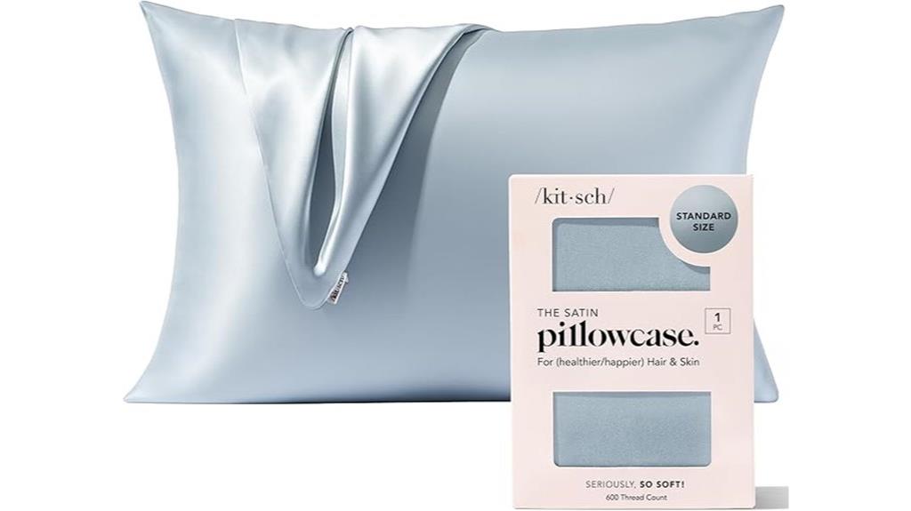 silky pillowcase with zipper