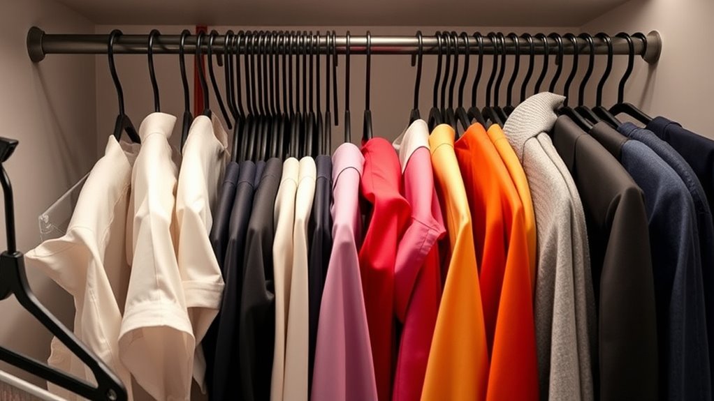 slim durable space saving hangers