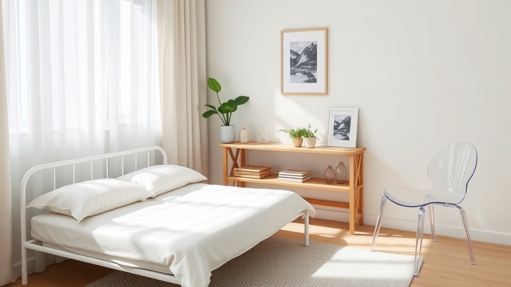 slim furniture for small spaces