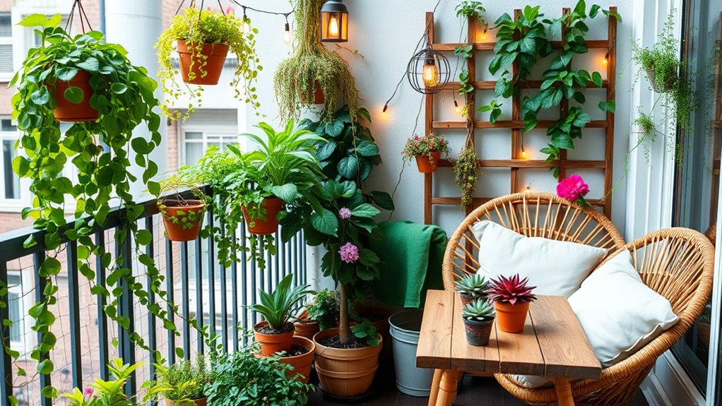 small apartment balcony gardening