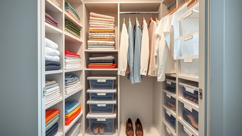 small apartment closet hacks