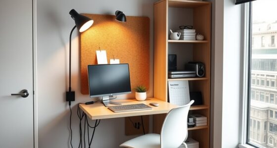 small apartment command setup