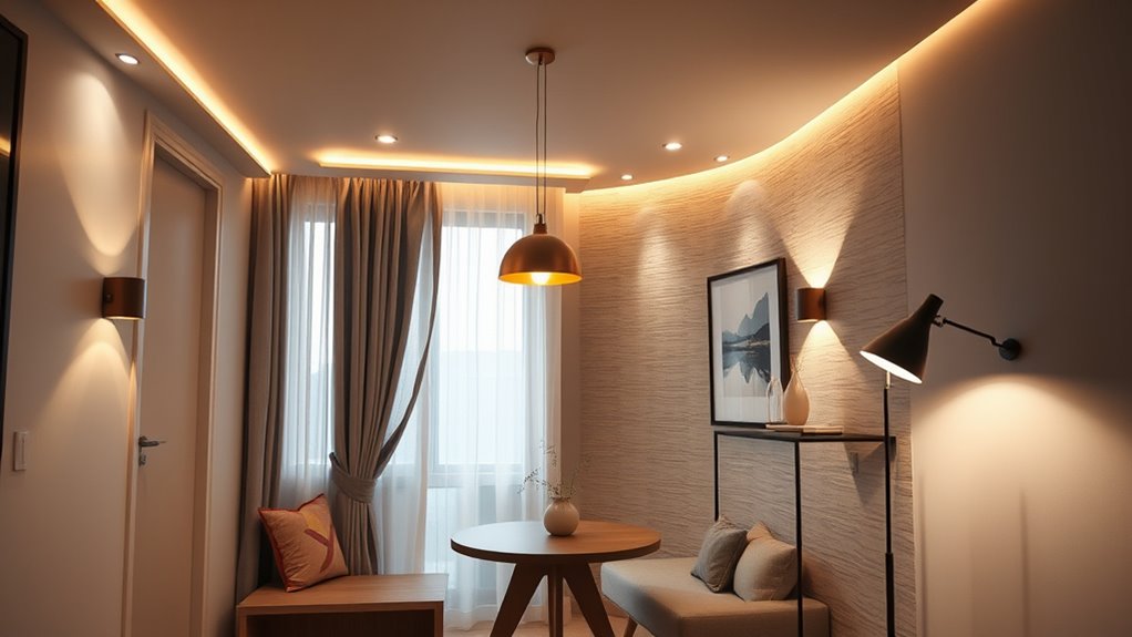 small apartment lighting tips