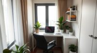 small apartment remote work