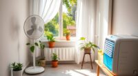 small apartment summer cooling