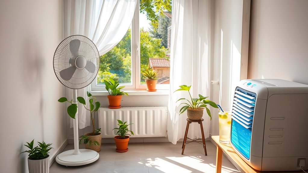 small apartment summer cooling