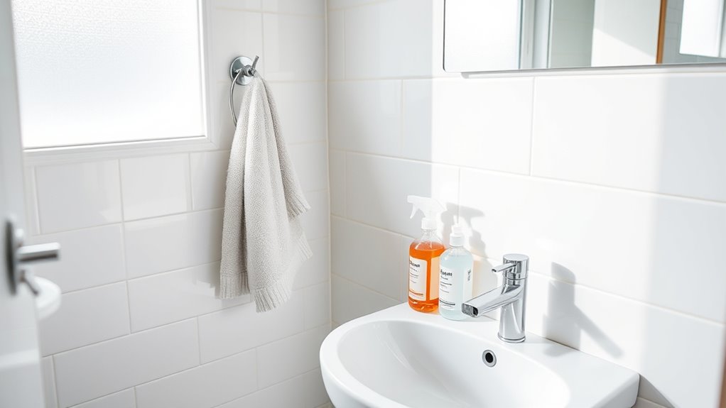 small bathroom organization tips