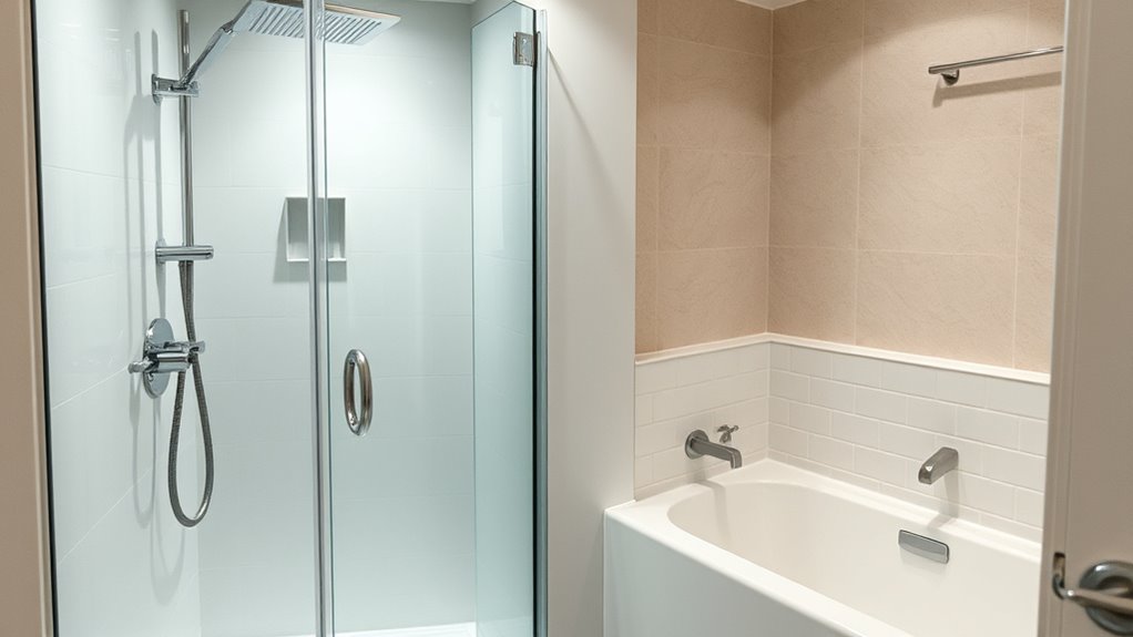 small bathroom space optimization