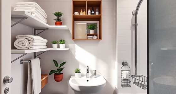small bathroom storage solutions