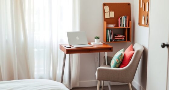 small bedroom home office