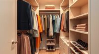 small closet organization strategies