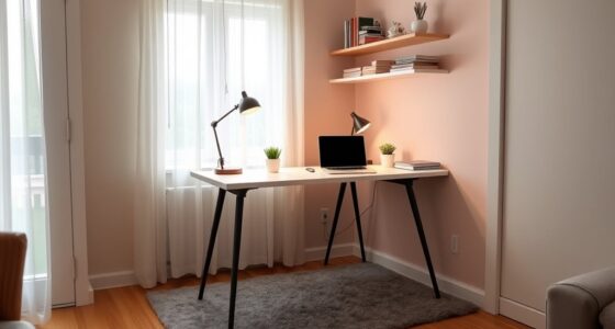 small living room office