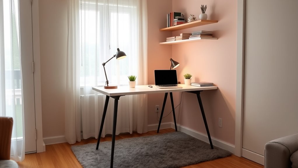 small living room office