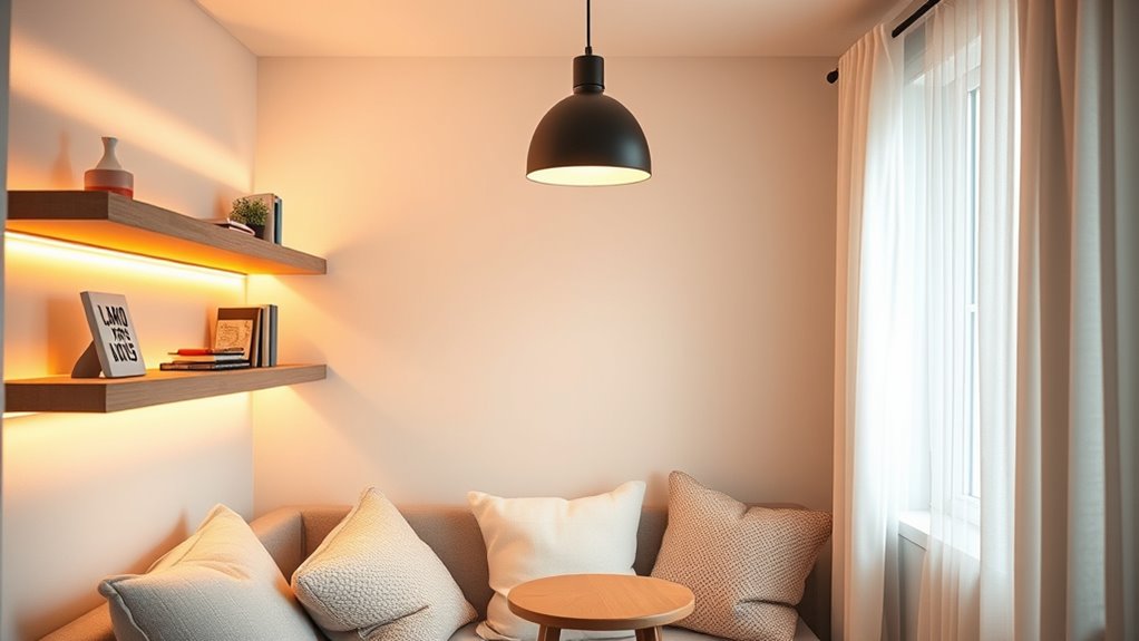 small space lighting tips