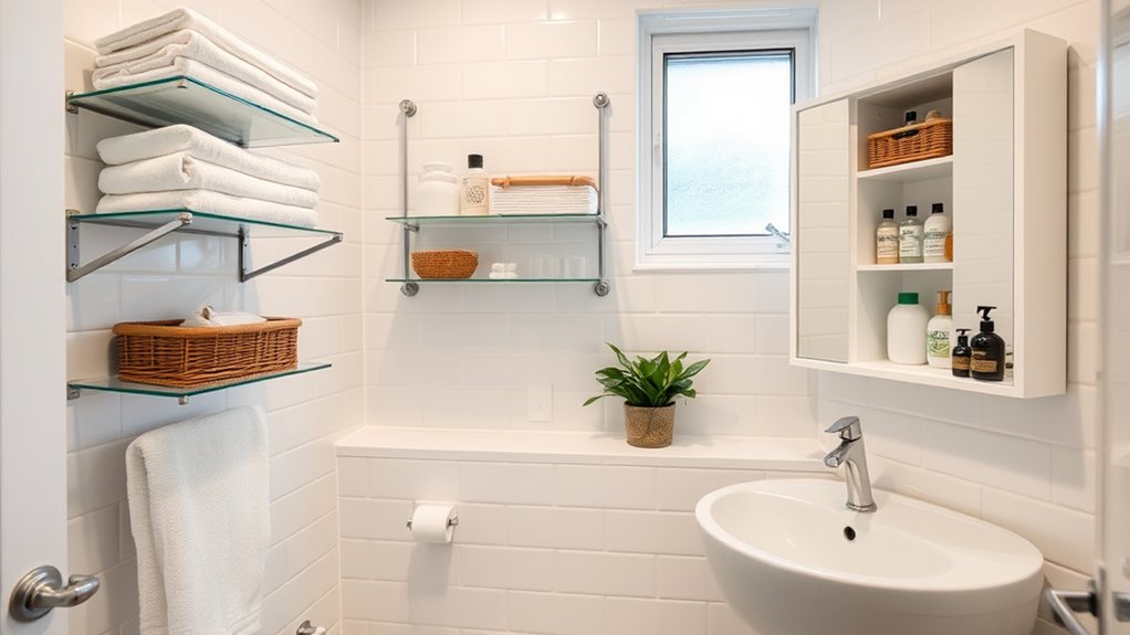 smart bathroom storage solutions