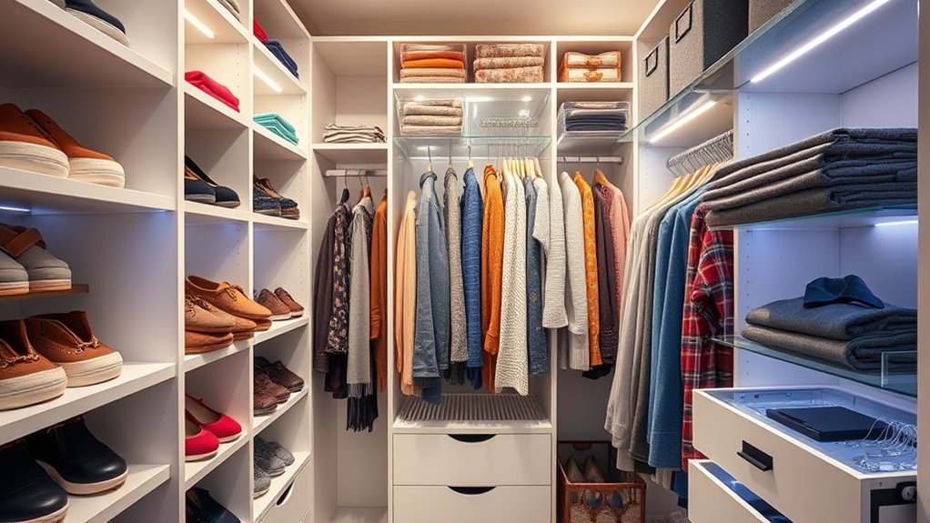 smart closet organization techniques