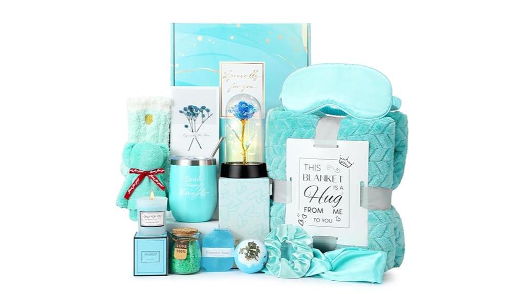 spa gift set with roses