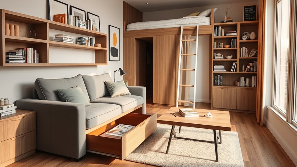 space saving multi functional furniture