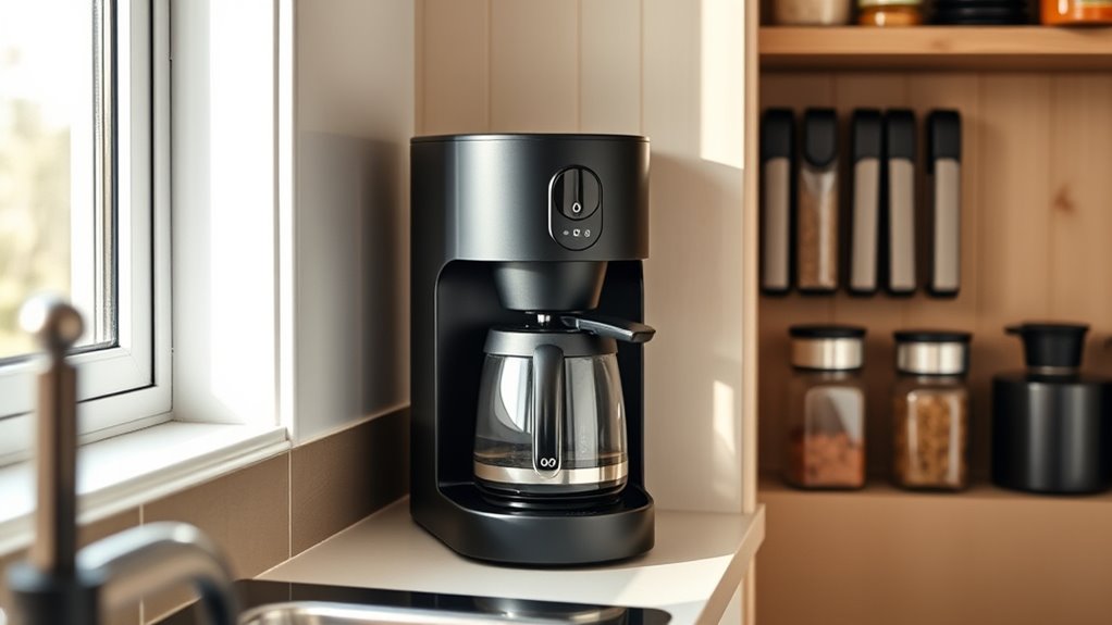 space saving small kitchen coffee makers