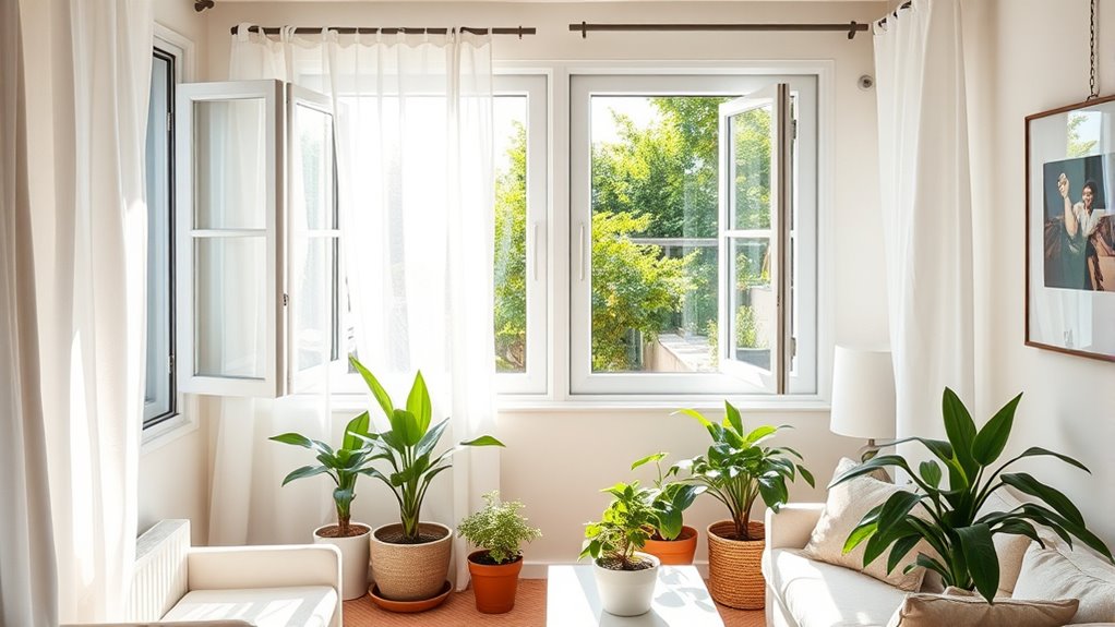 strategic cross breezes and shading