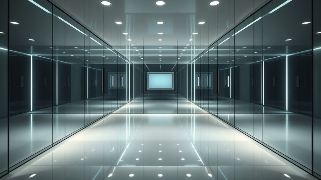 strategic mirror placement enhances space