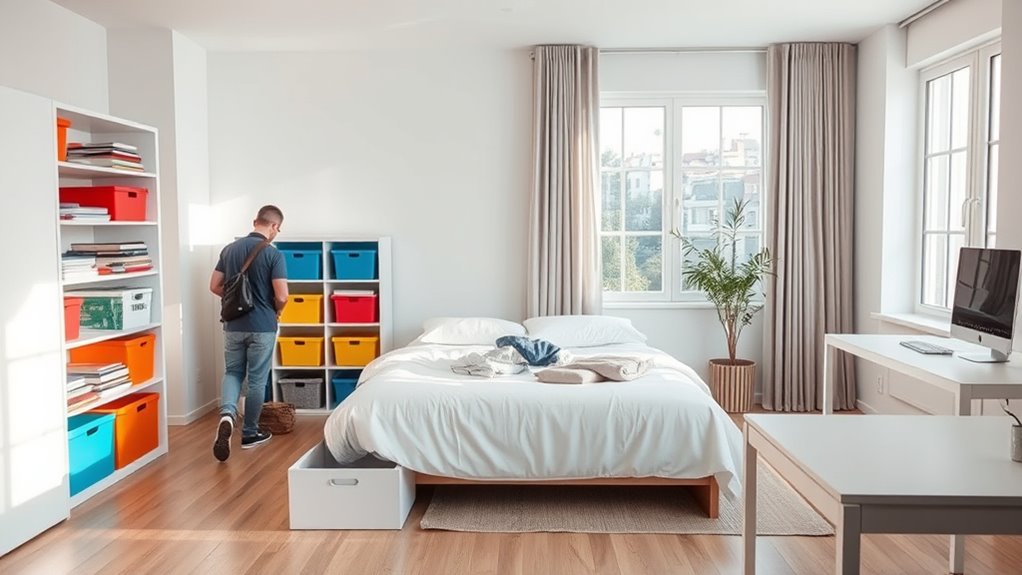 studio apartment decluttering guide