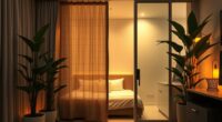 studio apartment privacy tips