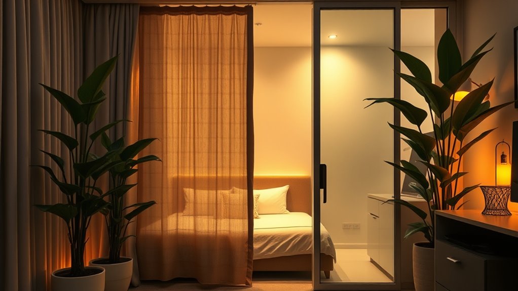 studio apartment privacy tips