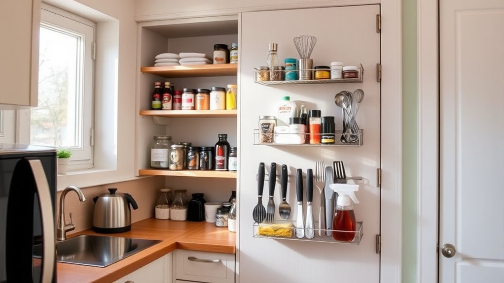 stylish space saving kitchen organizers