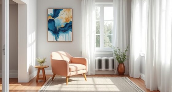 subtle small room focal point