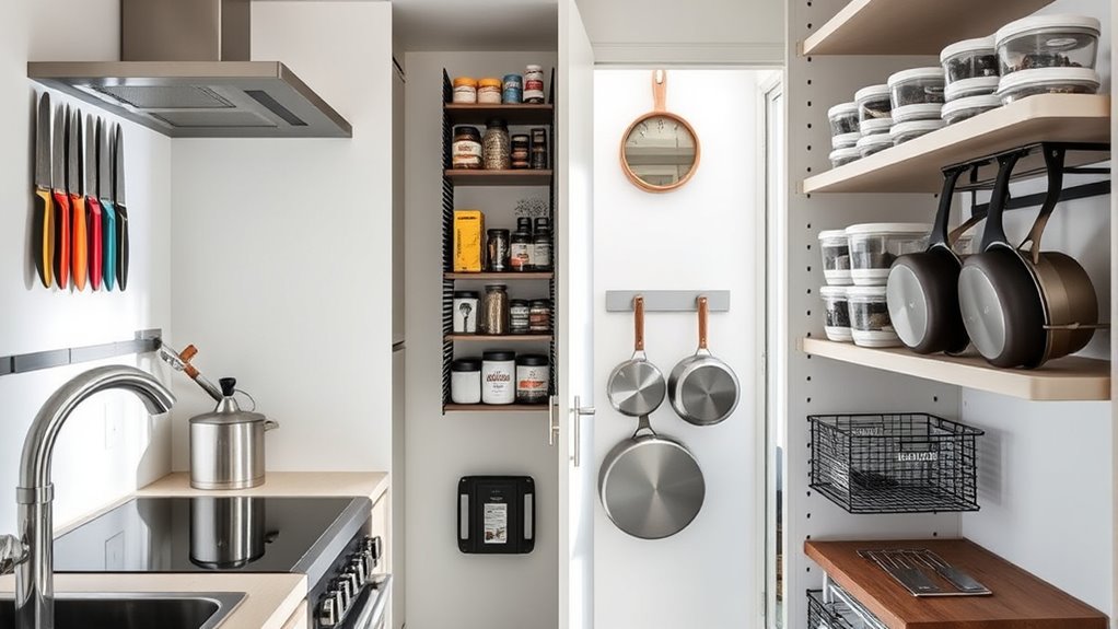 tiny kitchen storage solutions