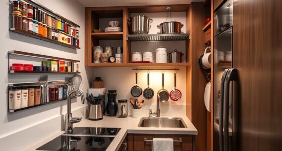 tiny kitchen storage solutions