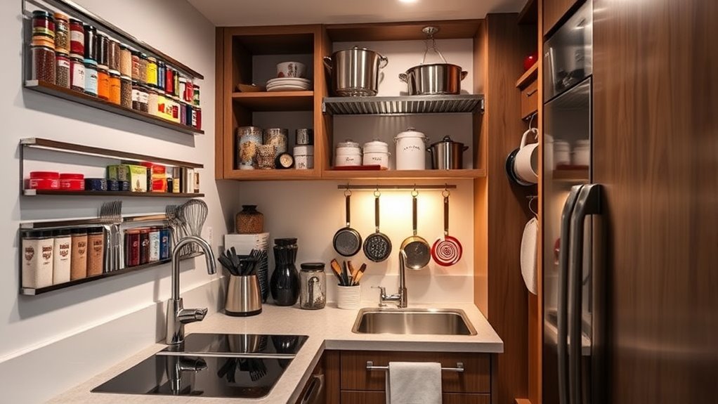 tiny kitchen storage solutions