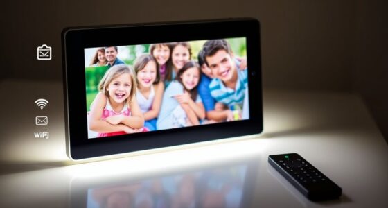 top email enabled digital frames