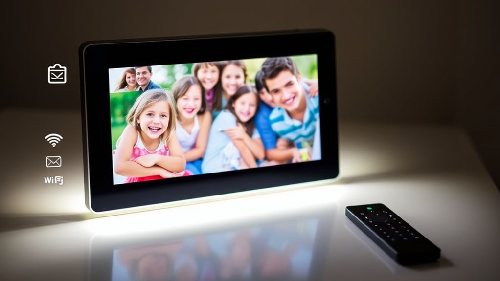 top email enabled digital frames