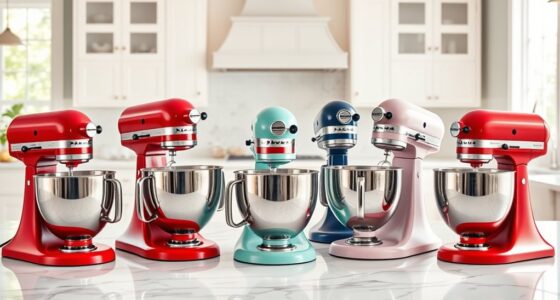 top kitchenaid mixer colors