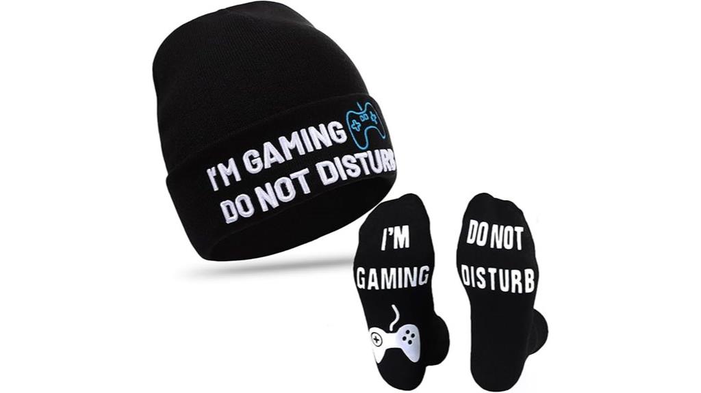unique gaming sock beanie