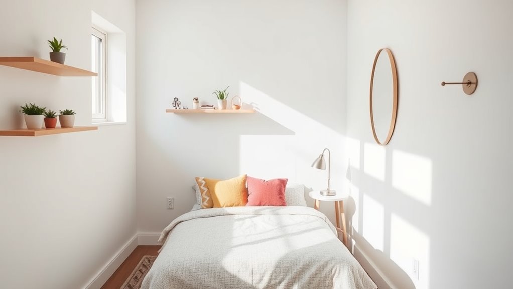 use minimal small decor