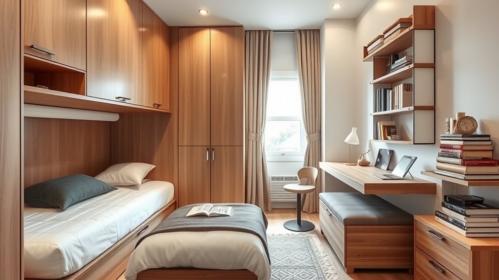 use versatile space saving furniture