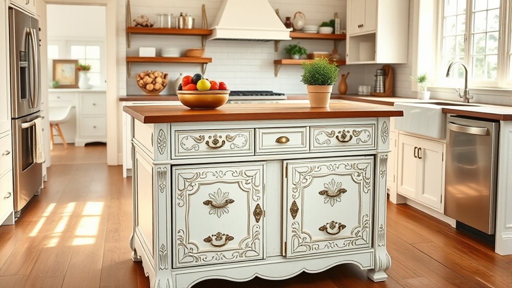 vintage dresser kitchen upgrade