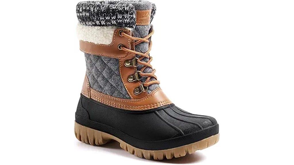 waterproof winter duck boots