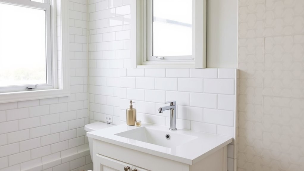 affordable rental bathroom updates