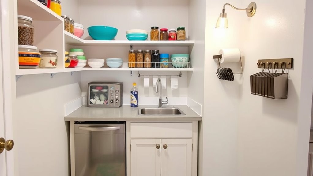 affordable small kitchen organization