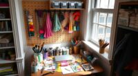 apartment diy craft station