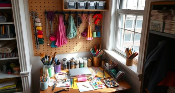 apartment diy craft station