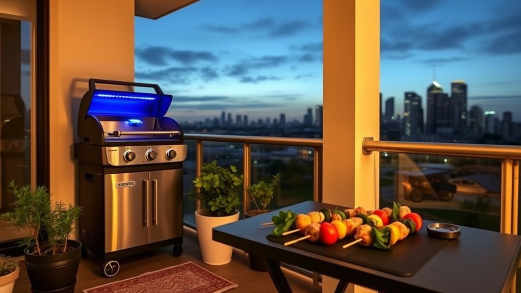 apartment friendly grill ideas